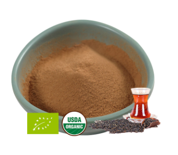 Polvo de té negro orgánico