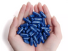 Polvo de espirulina orgánica azul majik
